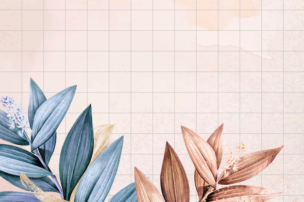 Blumen-Desktop-Hintergrund-Hintergrund-Vektor