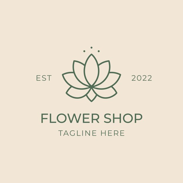 Blumen-Duoton-Blumenladen-Logo-Logo
