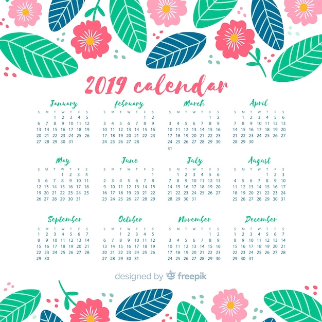 Blumenkalender 2019