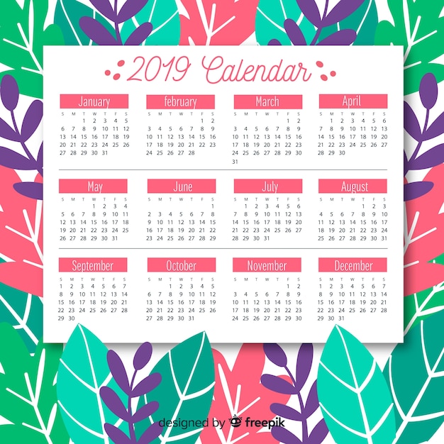 Blumenkalender 2019