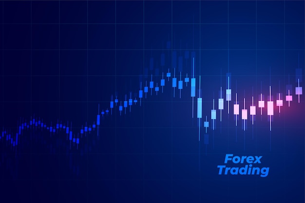 Kostenloser Vektor börsen-forex-diagramm kaufen und verkaufen handelshintergrund