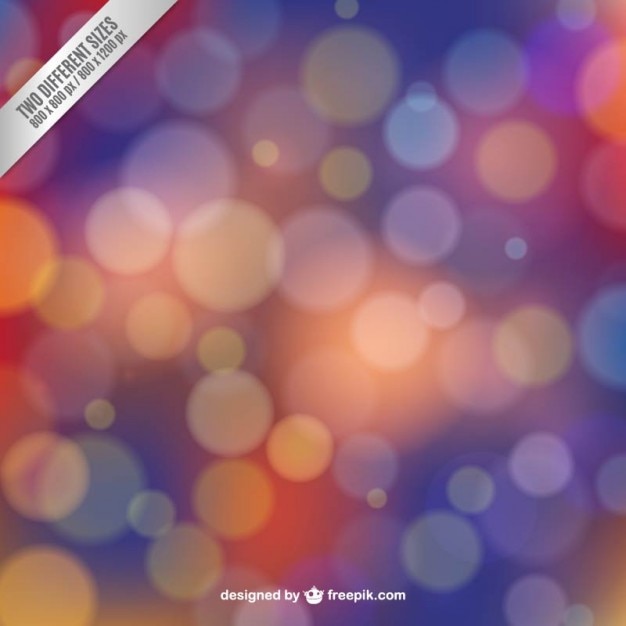 Kostenlose Vektor bokeh-stil hintergrund
