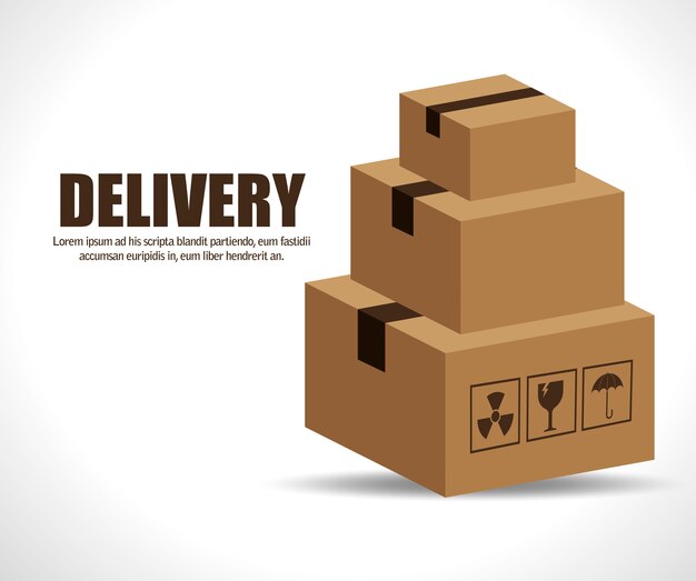 boxen kartonverpackung lieferdienst