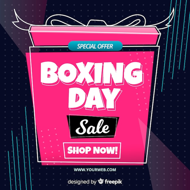 Boxing Day Verkauf Hintergrund