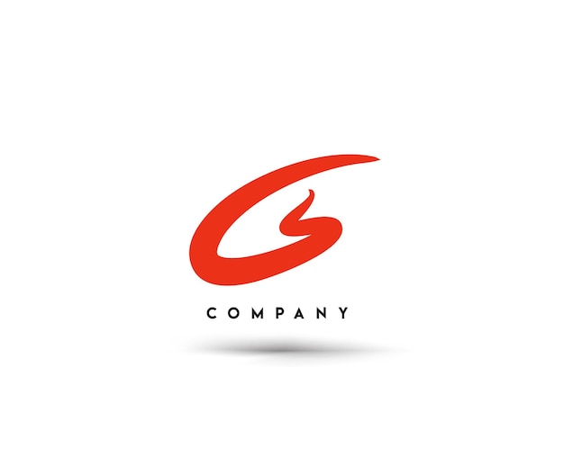 Kostenloser Vektor branding identity corporate vector logo g design.