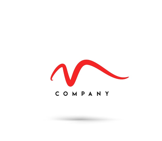 Kostenloser Vektor branding identity corporate vector logo v design.
