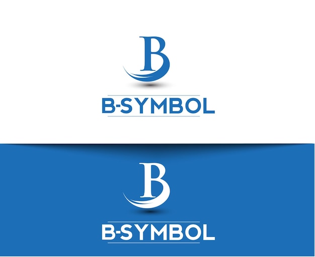 Kostenloser Vektor branding identity corporate vektor logo buchstabe b design