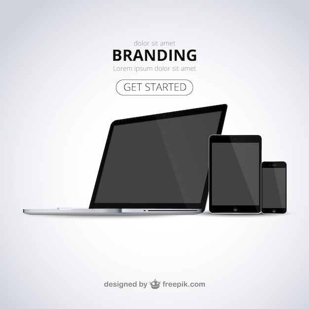 Branding web-vorlage