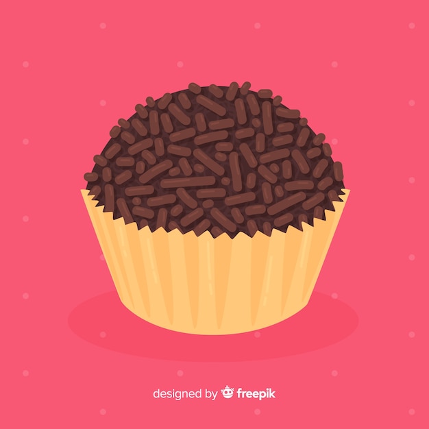 Brigadeiro flachen hintergrund