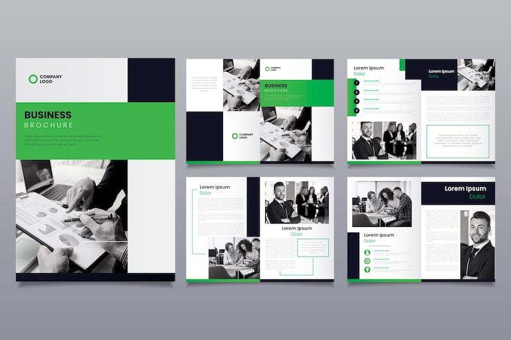 Kostenlose Vektor broschüre business-template-layout