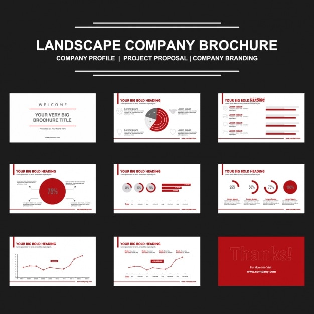 Broschüre präsentationsdesign