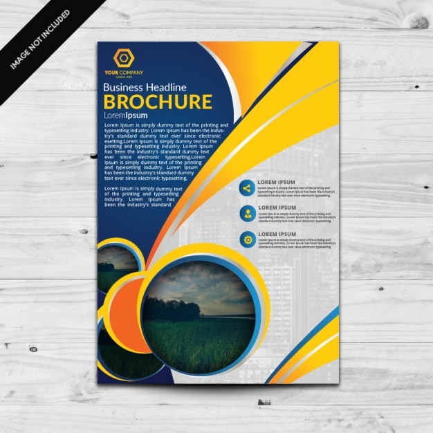 Broschüre template-design