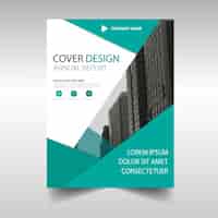 Kostenloser Vektor broschüre template-design