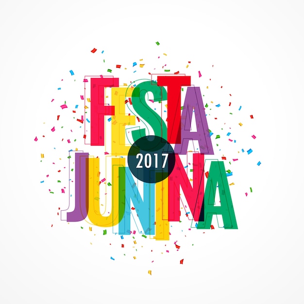 Bunte 2017 festa junina feier hintergrund