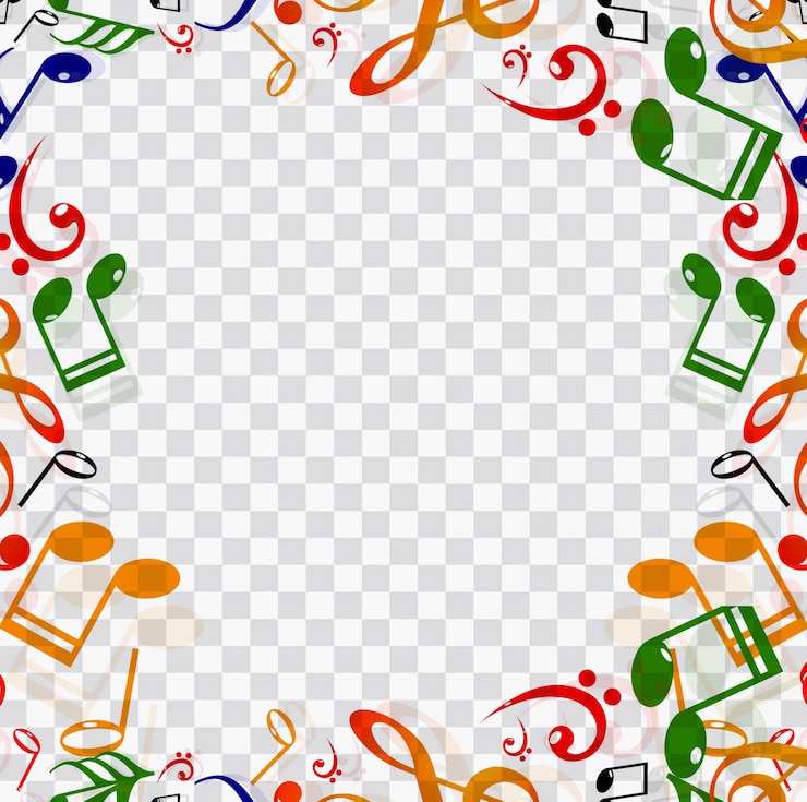 Kostenlose Vektor bunte musik hintergrund
