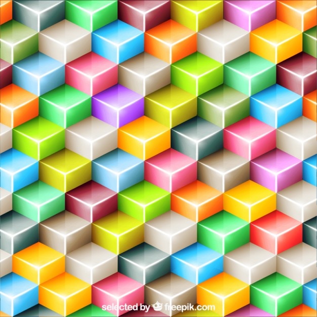 Kostenlose Vektor bunte polygone hintergrund