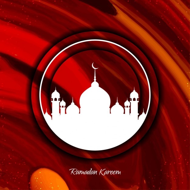 Kostenloser Vektor bunte ramadan kareem hintergrund-design