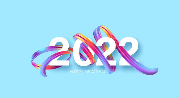 Bunter abstrakter Hintergrund 2022