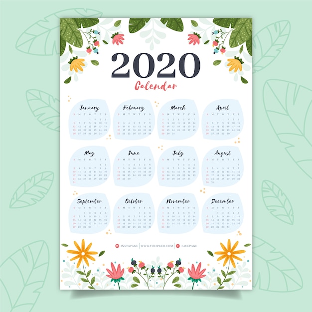 Bunter kalender 2020