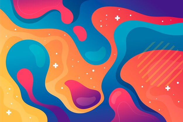 Buntes abstraktes Hintergrundkonzept