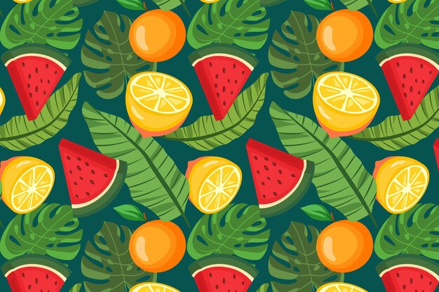 Buntes Fruchtmuster
