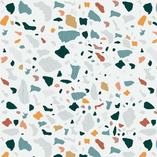 Buntes Terrazzomusterdesign