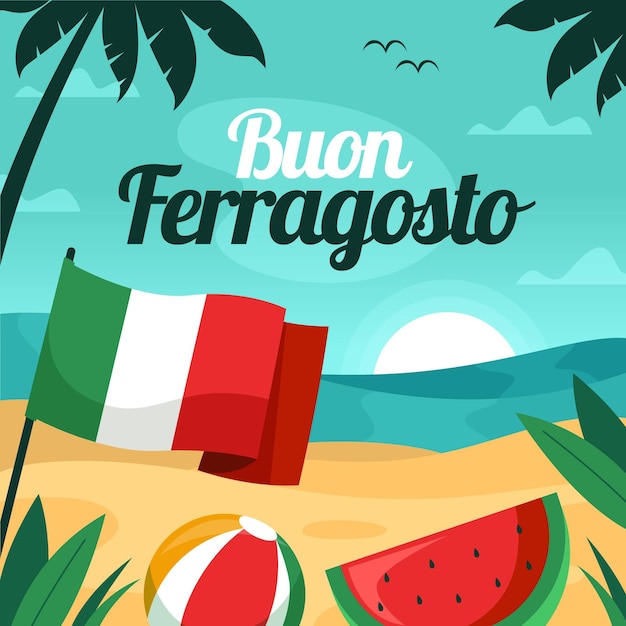 Buon ferragosto-abbildung