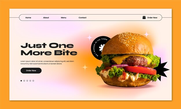 Burger-Vorlage-Design
