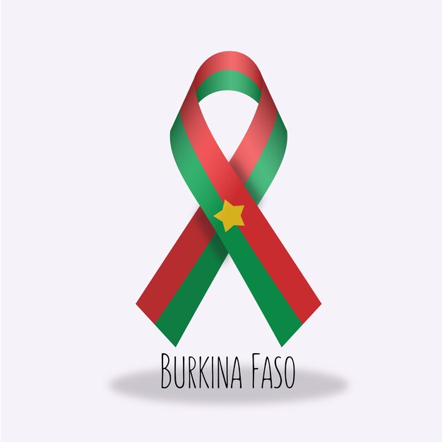 Burkina faso Fahnenbandentwurf