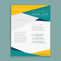 Kostenloser Vektor business-broschüre seite presentaton vorlage