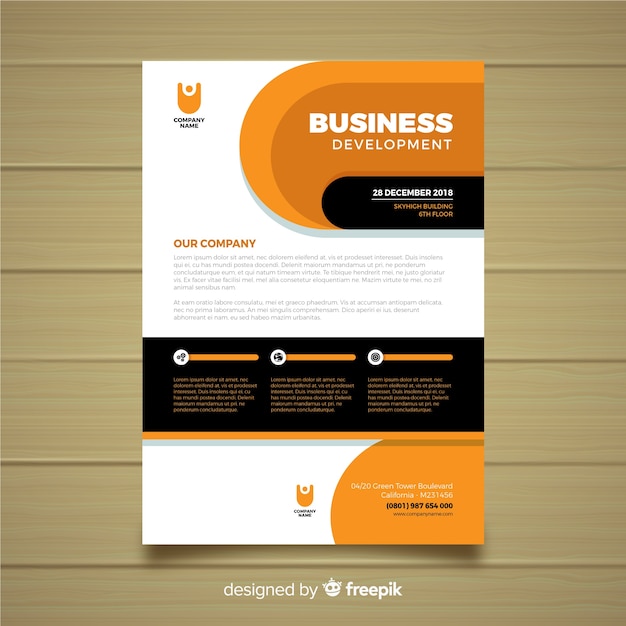 Business-flyer-vorlage