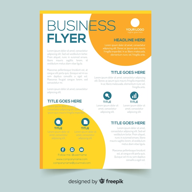 Business-flyer-vorlage