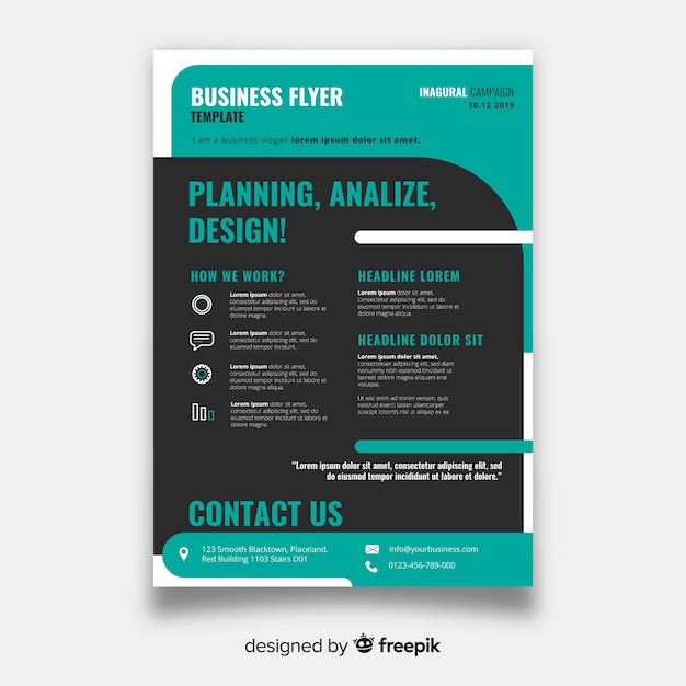 Business-flyer-vorlage