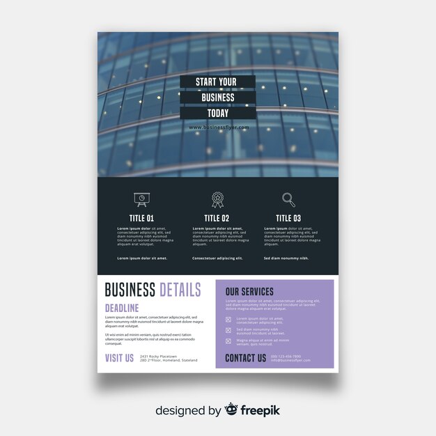 Business-Flyer-Vorlage