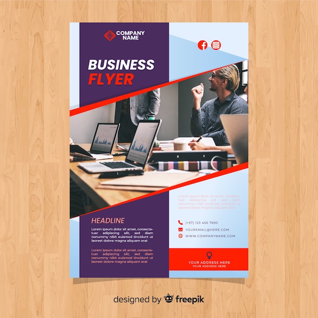 Business-flyer-vorlage