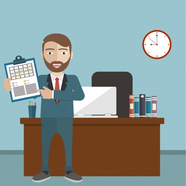 Kostenlose Vektor business-hintergrund-design