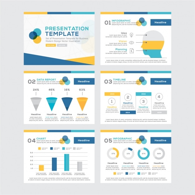 Kostenloser Vektor business-infografik-vorlage