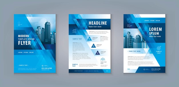 Kreative Business Flyer Broschure Design Vorlage Abdeckung Fur Die Prasentation Kostenlose Vektor