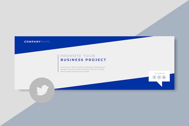 Business Twitter Header Vorlage