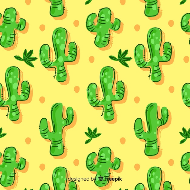 Cartoon kaktus hintergrund