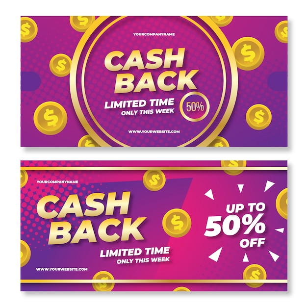 Cashback-banner-vorlage