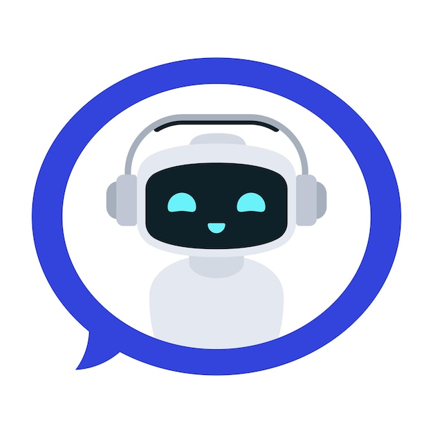 Kostenloser Vektor chatbot-gesprächsvektor
