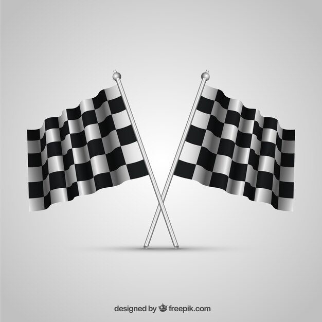 Checkered Flag Kollektion mit realistischem Design