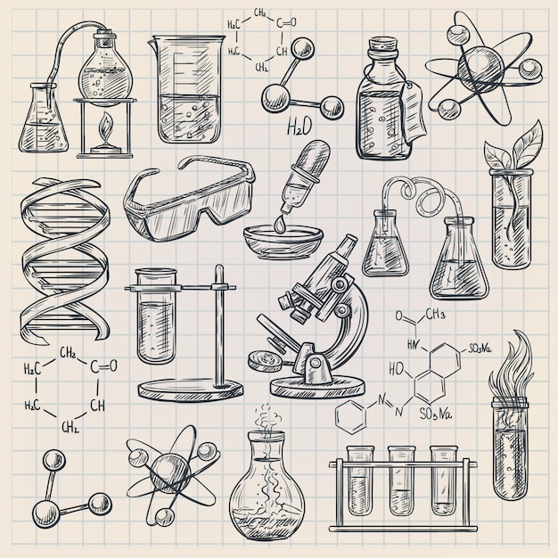 Kostenloser Vektor chemie-symbol