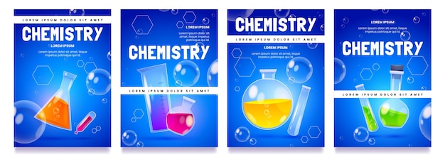 Chemielaborkarten-set