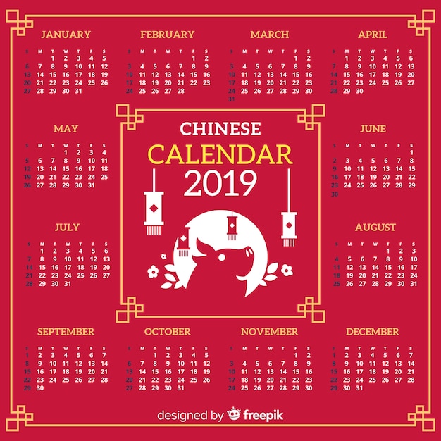 Chinesischer kalender 2019