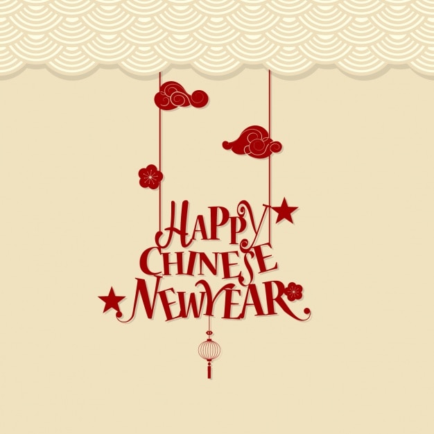 Chinesisches neujahr hintergrund