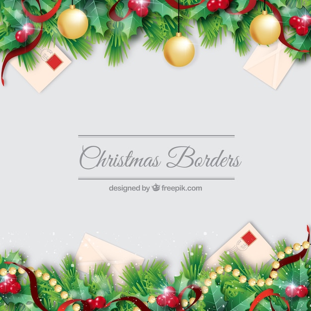 Christmas Borders Decorationb Set