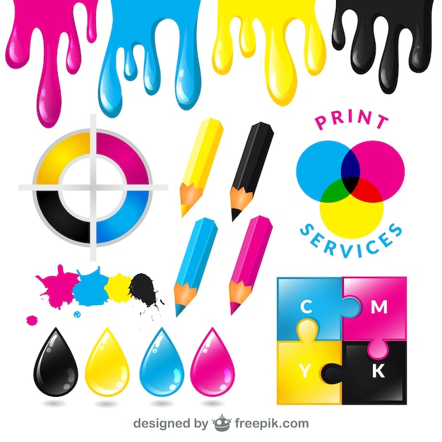 Cmyk-druckdienste