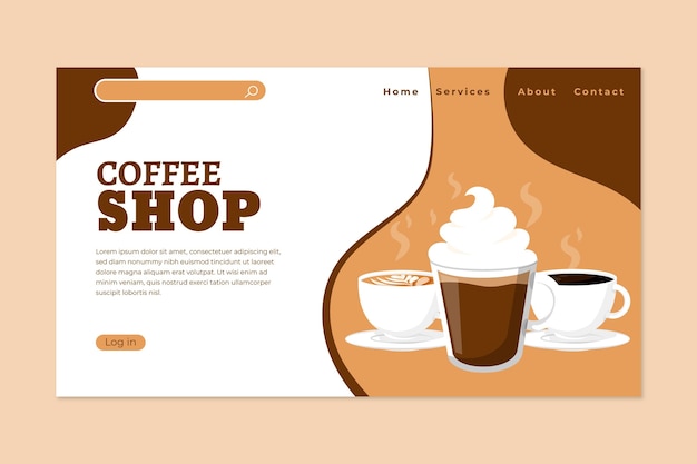 Coffee Shop Landing Page